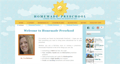 Desktop Screenshot of homemade-preschool.com