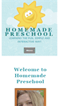 Mobile Screenshot of homemade-preschool.com